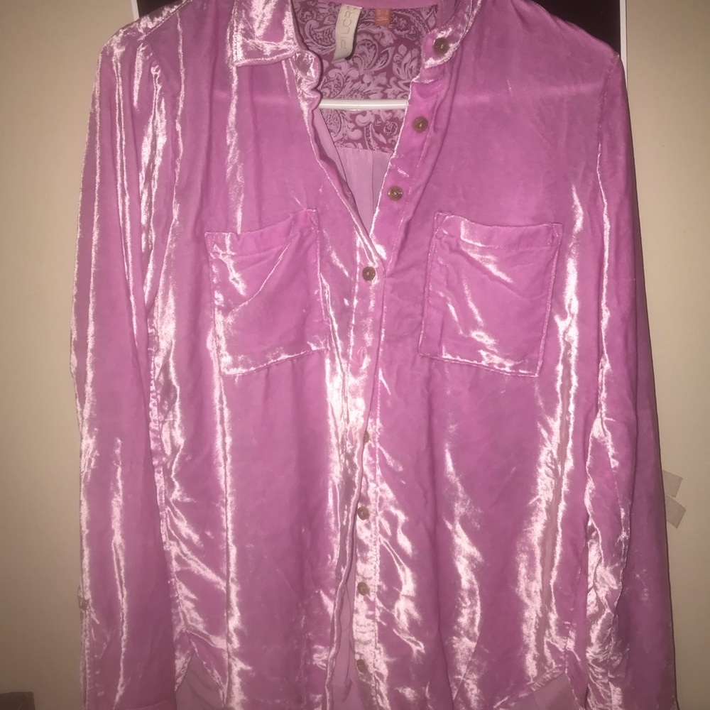 Anthropologie Pink Shirt